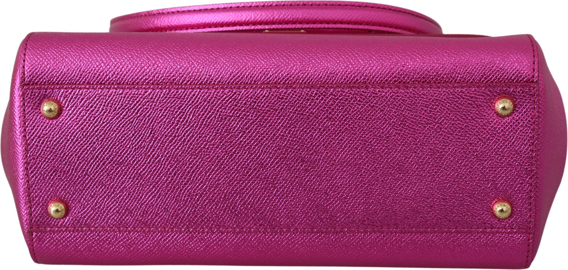 Shoulder Bag Dolce & Gabbana Elegant Pink Sicily