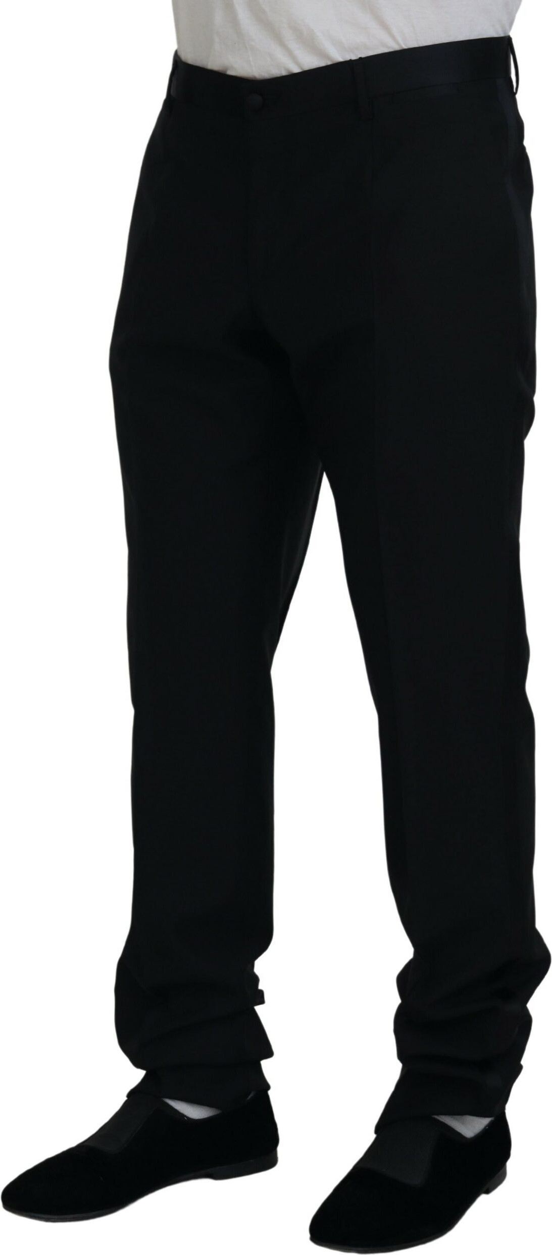Dress Wool Silk Trouser Pants Dolce & Gabbana