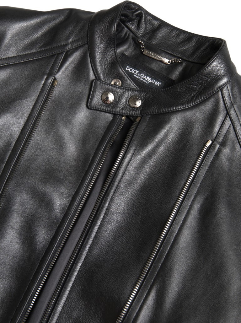 Кожаная куртка Dolce & Gabbana