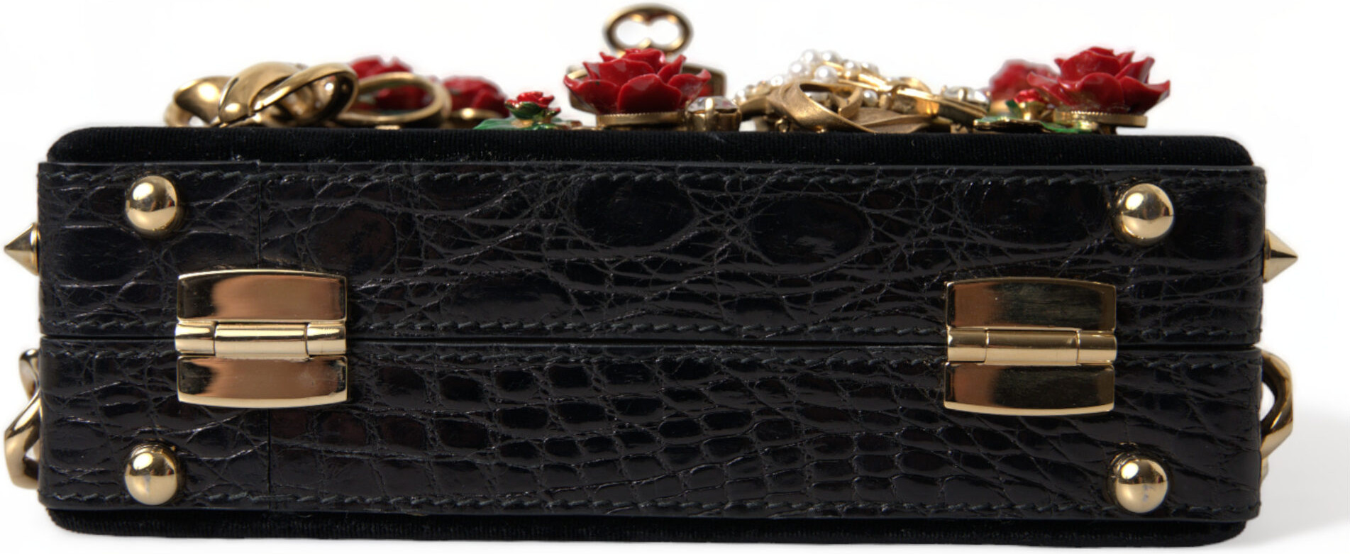 Клатч Dolce & Gabbana Элегантный Черный Бархатный Сумочка-Клатч