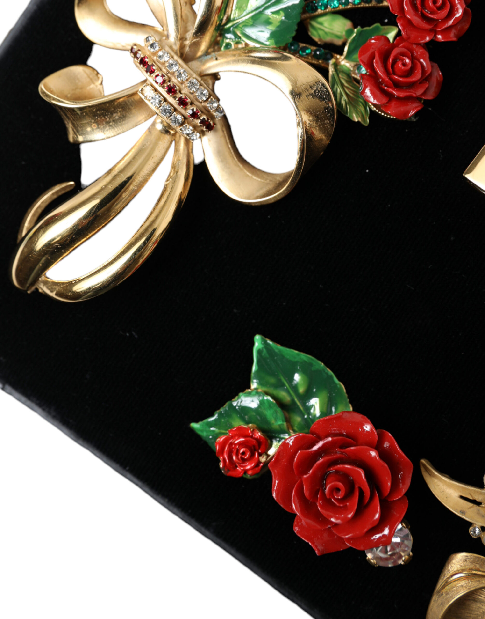 Клатч Dolce & Gabbana Элегантный Черный Бархатный Сумочка-Клатч