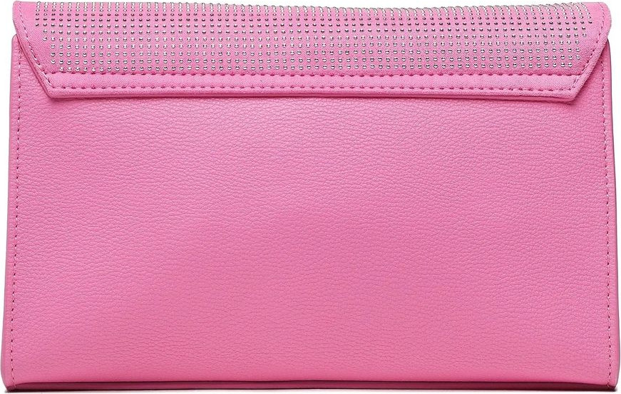 LOVE MOSCHINO Chic Pink Rhinestone-Studded Yorug'i sumkasi