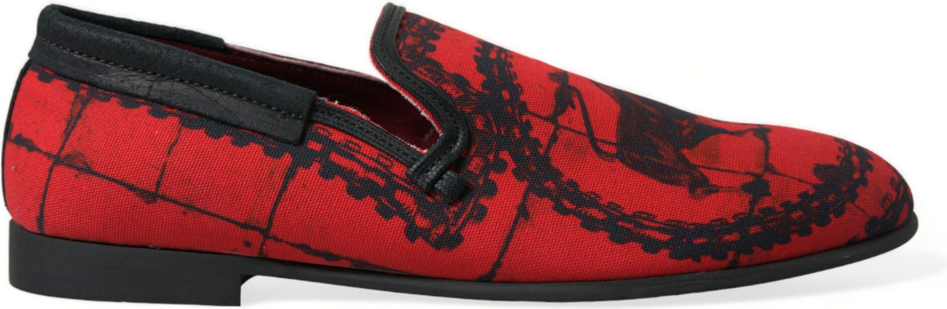 Loafers Dolce & Gabbana Red Black Torero