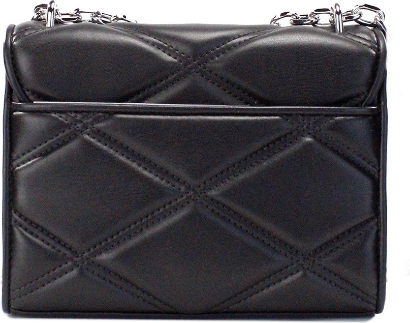 Shoulder Bag Michael Kors Serena Medium Black Diamond Quilted Flap