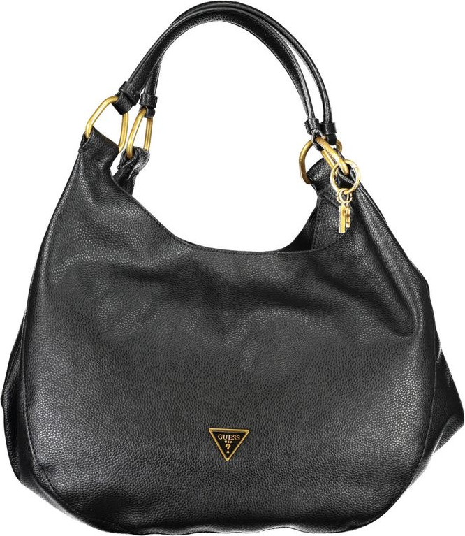 Handbag Guess Shoes Black Polyethylene