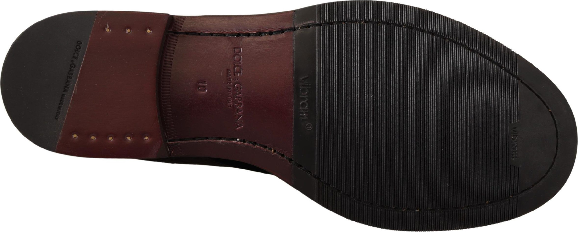 Shoes Dolce & Gabbana Black Velvet Exotic Leather