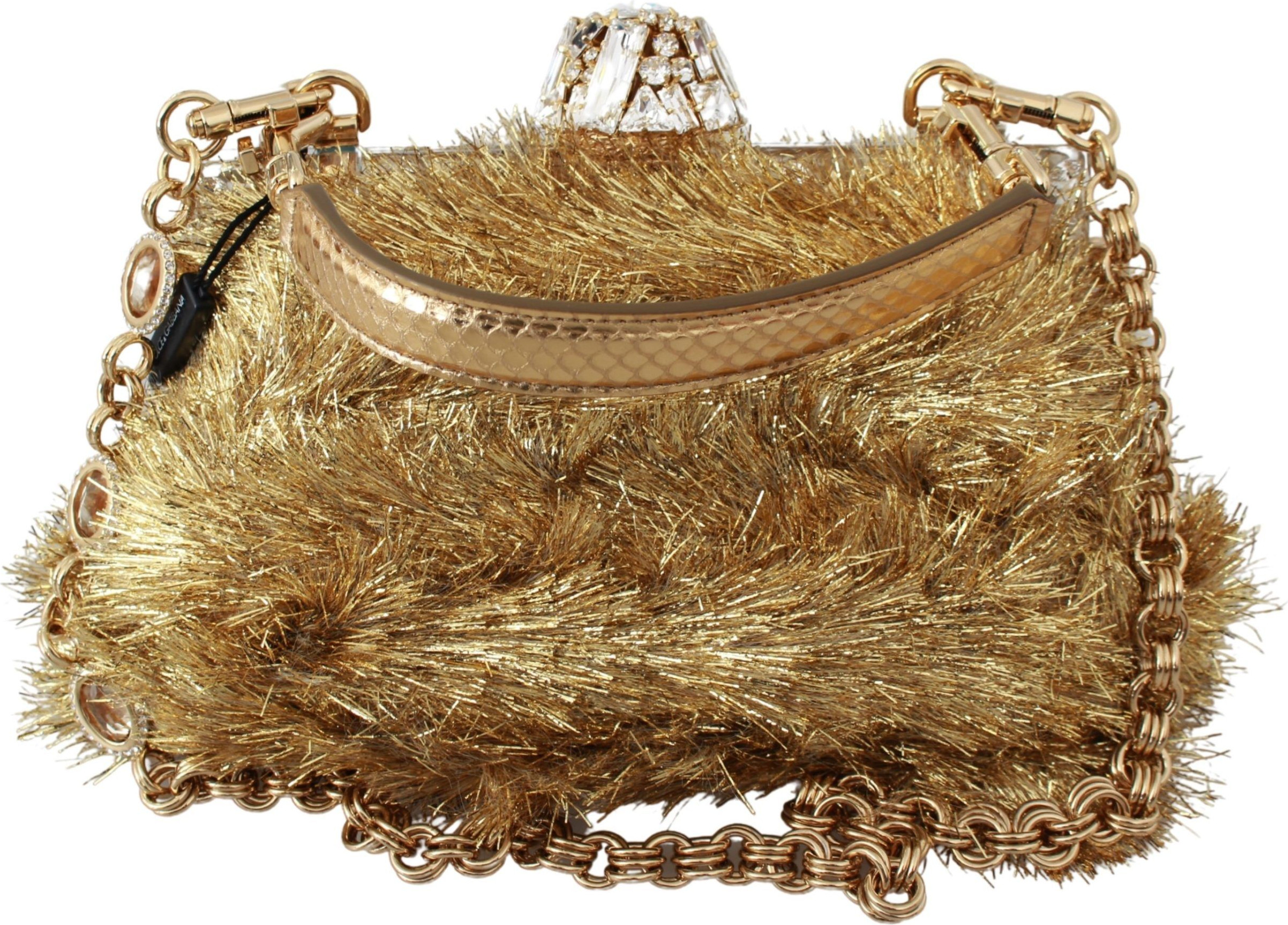 Клатч Dolce & Gabbana Glamorous Gold Evening