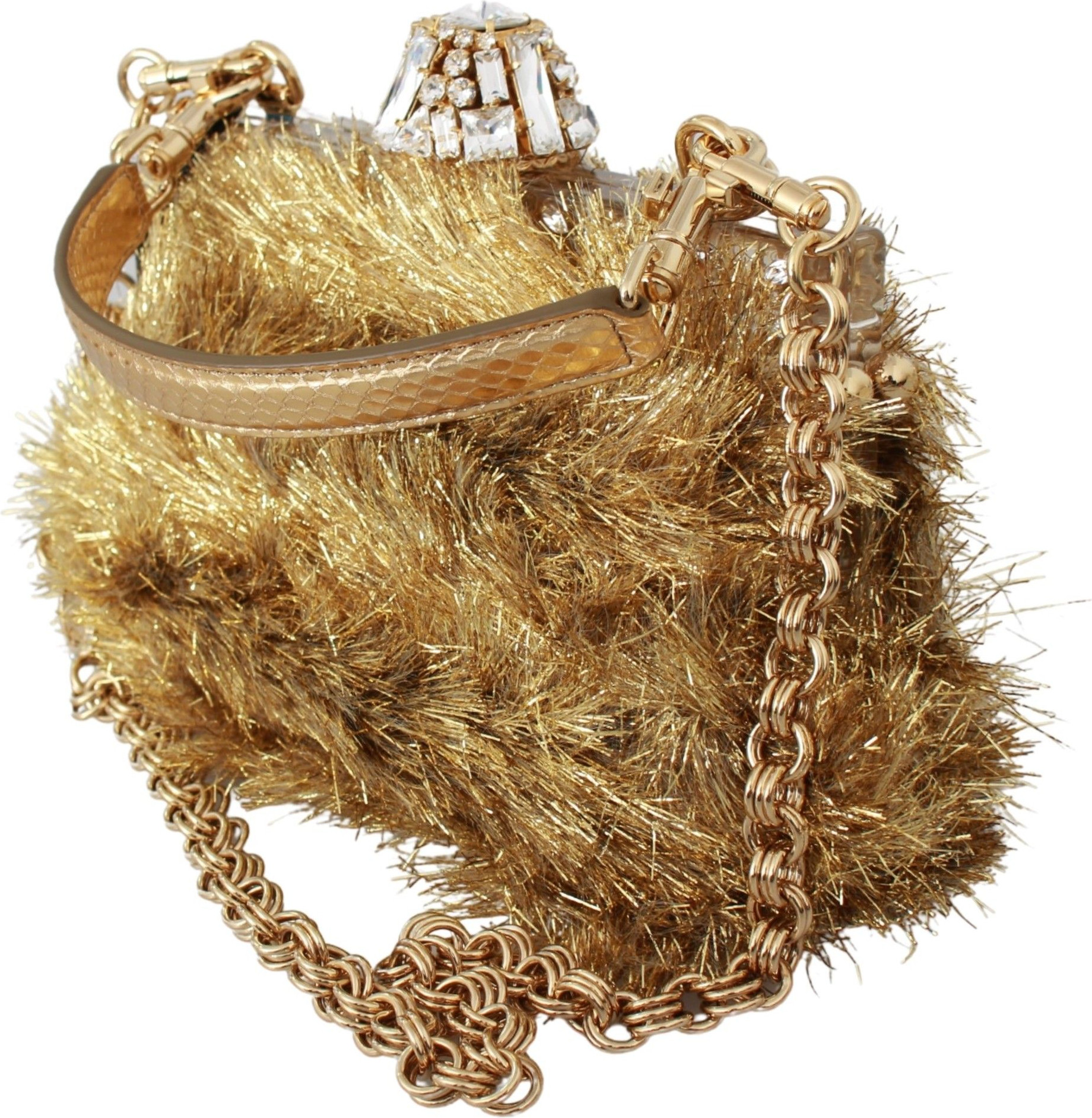 Клатч Dolce & Gabbana Glamorous Gold Evening