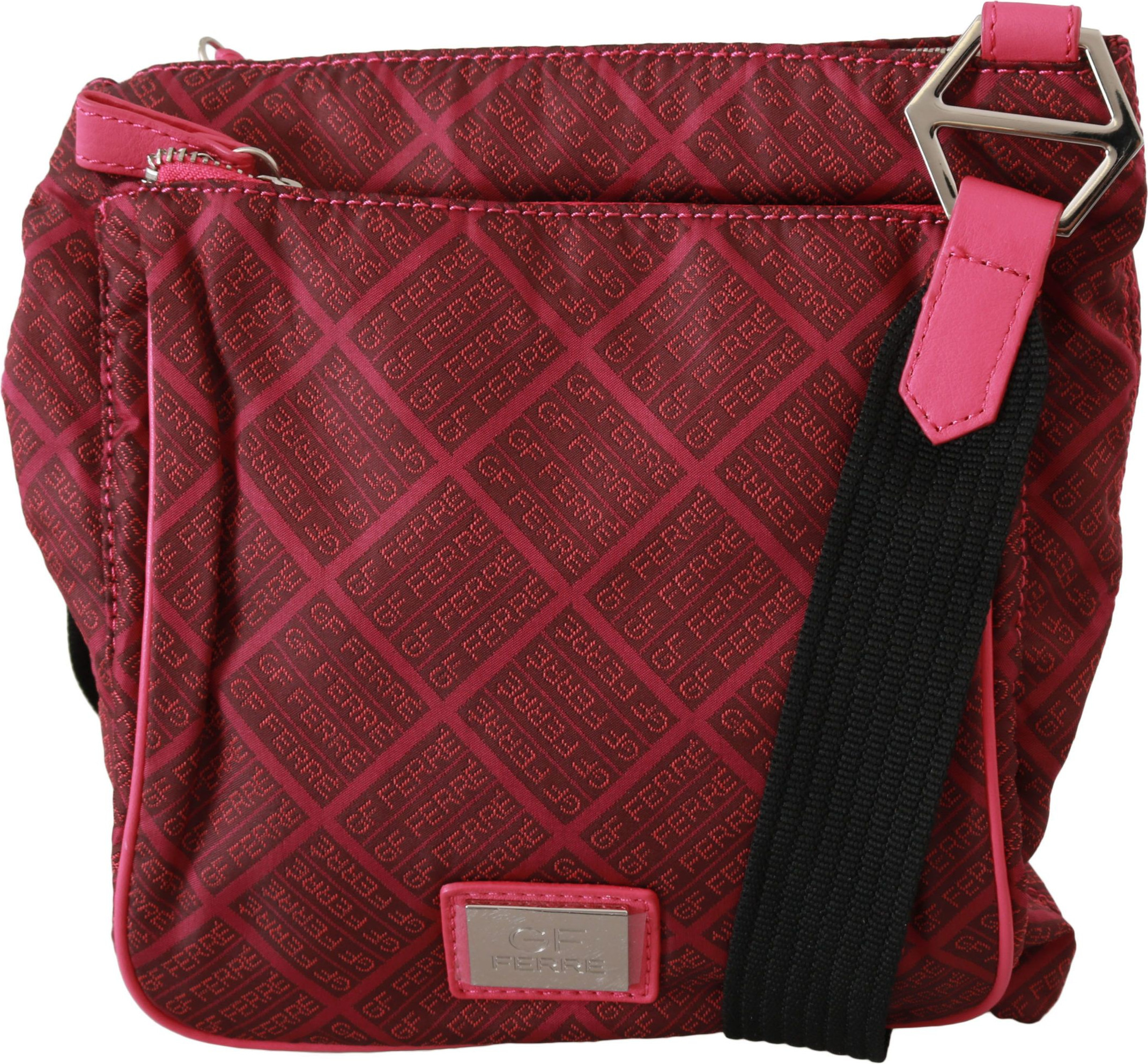 Sumka Gianfranco Ferre Chic Pink Fabric Crossbody Elegance