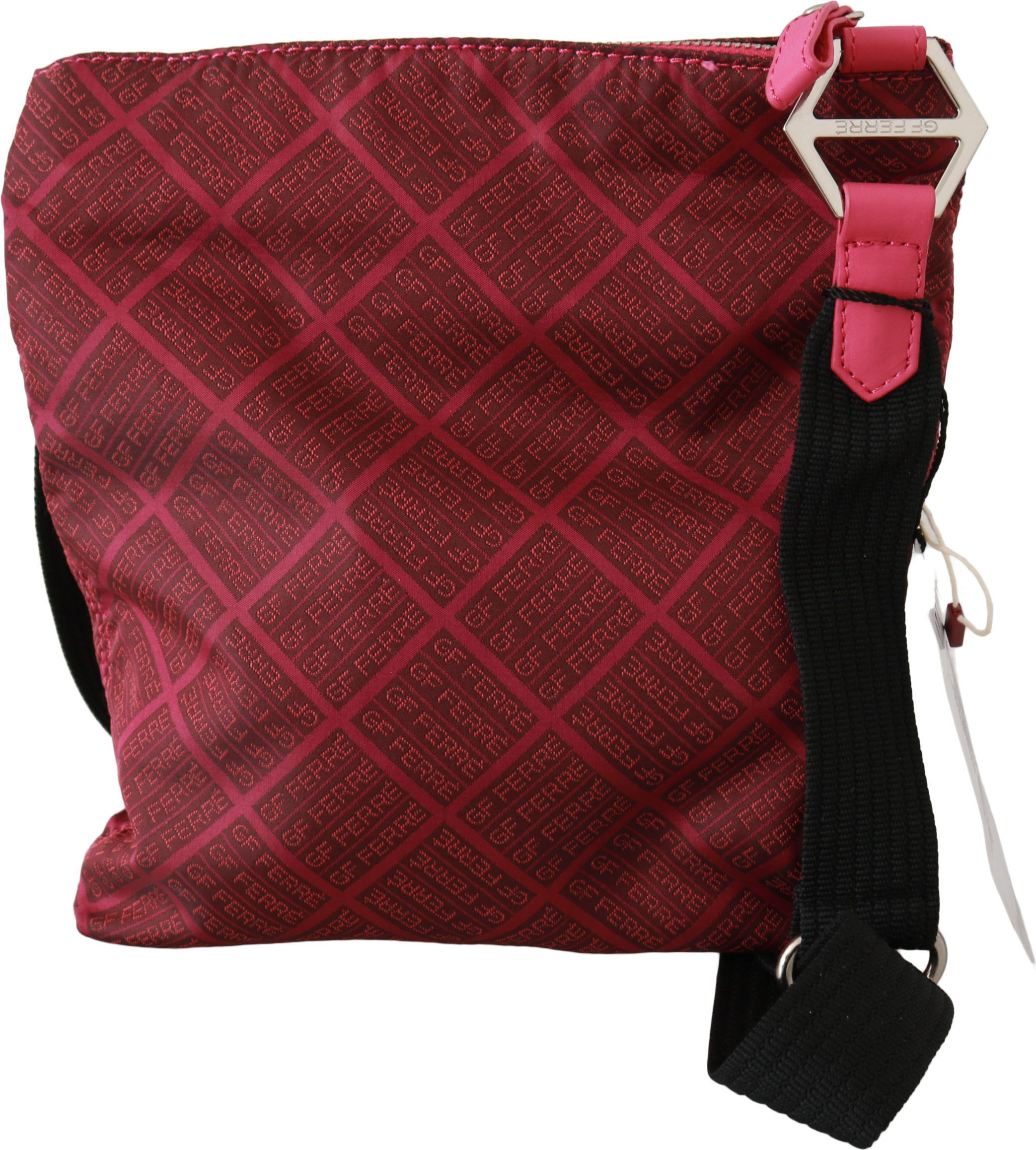 Sumka Gianfranco Ferre Chic Pink Fabric Crossbody Elegance