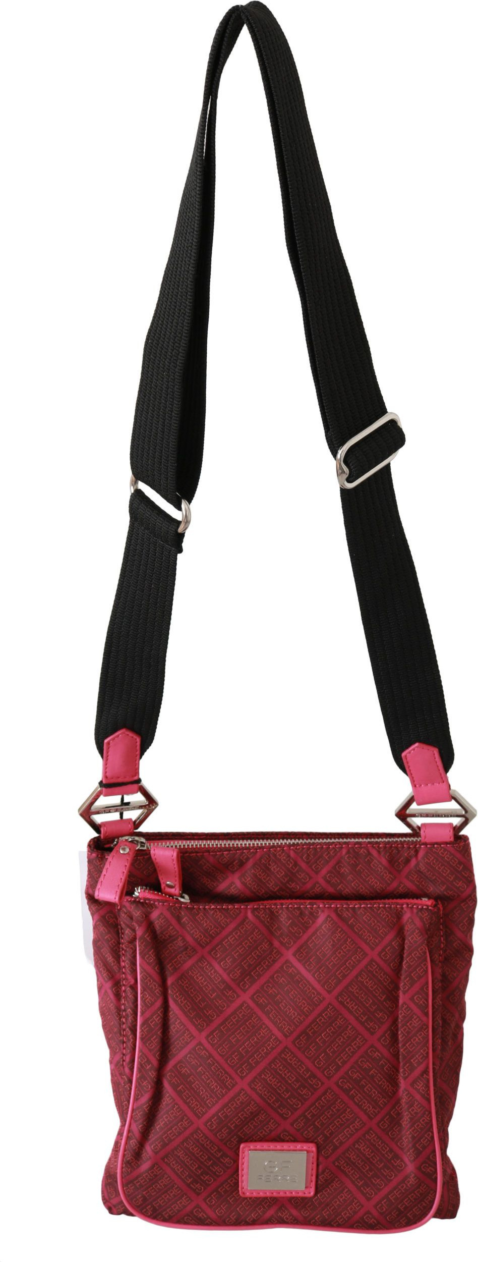 Sumka Gianfranco Ferre Chic Pink Fabric Crossbody Elegance