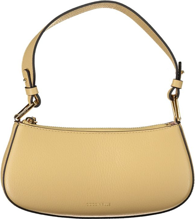 Handbag Coccinelle Beige Leather Handbag