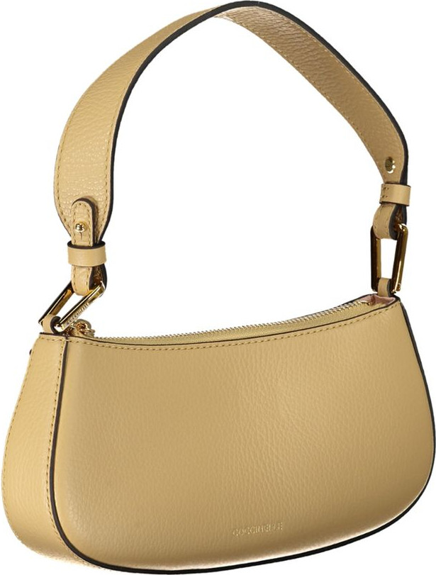 Handbag Coccinelle Beige Leather Handbag