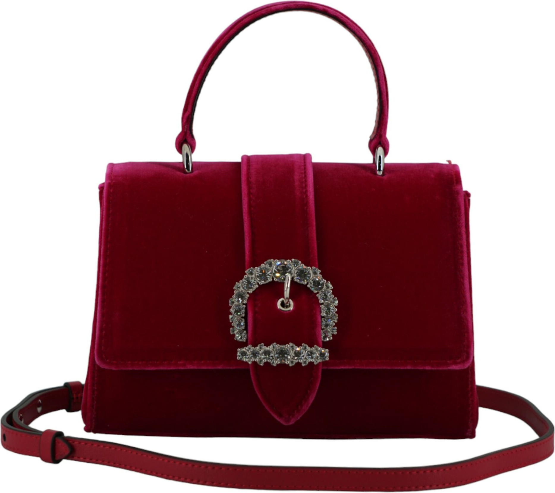 Shoulder Bag Jimmy Choo Eyewear CHERI TOPHANDLE/S OVEL VELVET