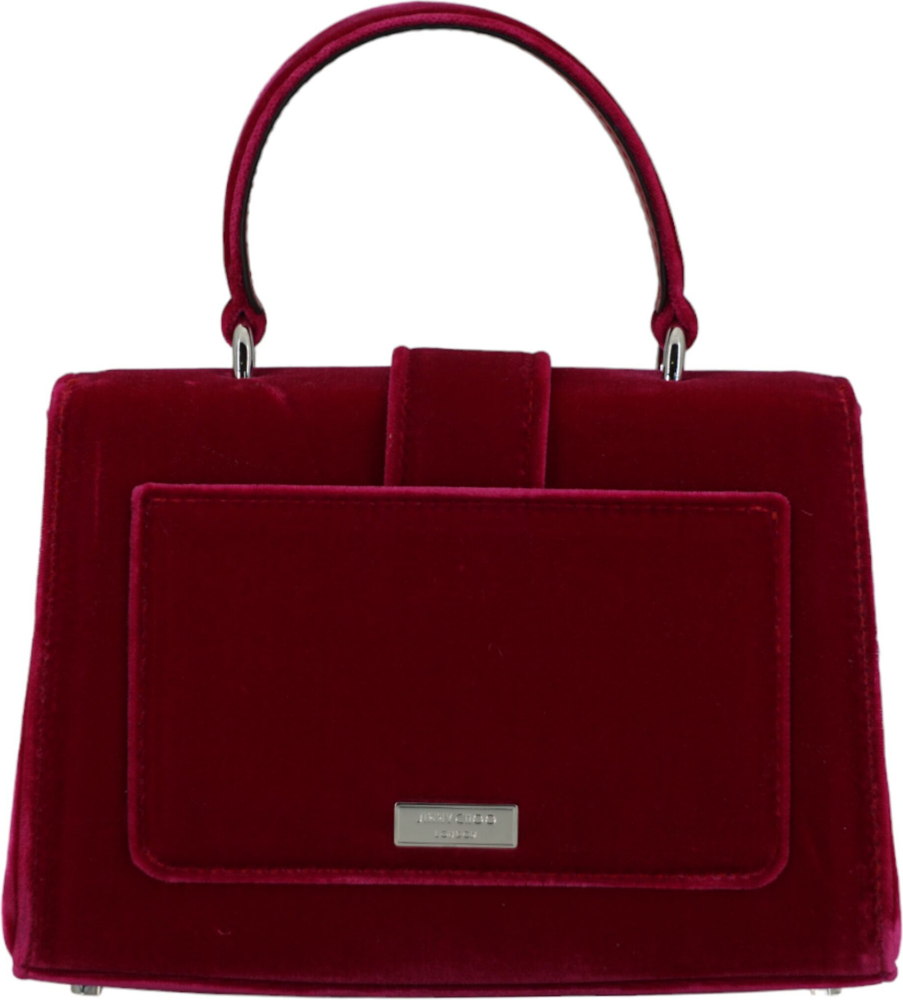 Shoulder Bag Jimmy Choo Eyewear CHERI TOPHANDLE/S OVEL VELVET