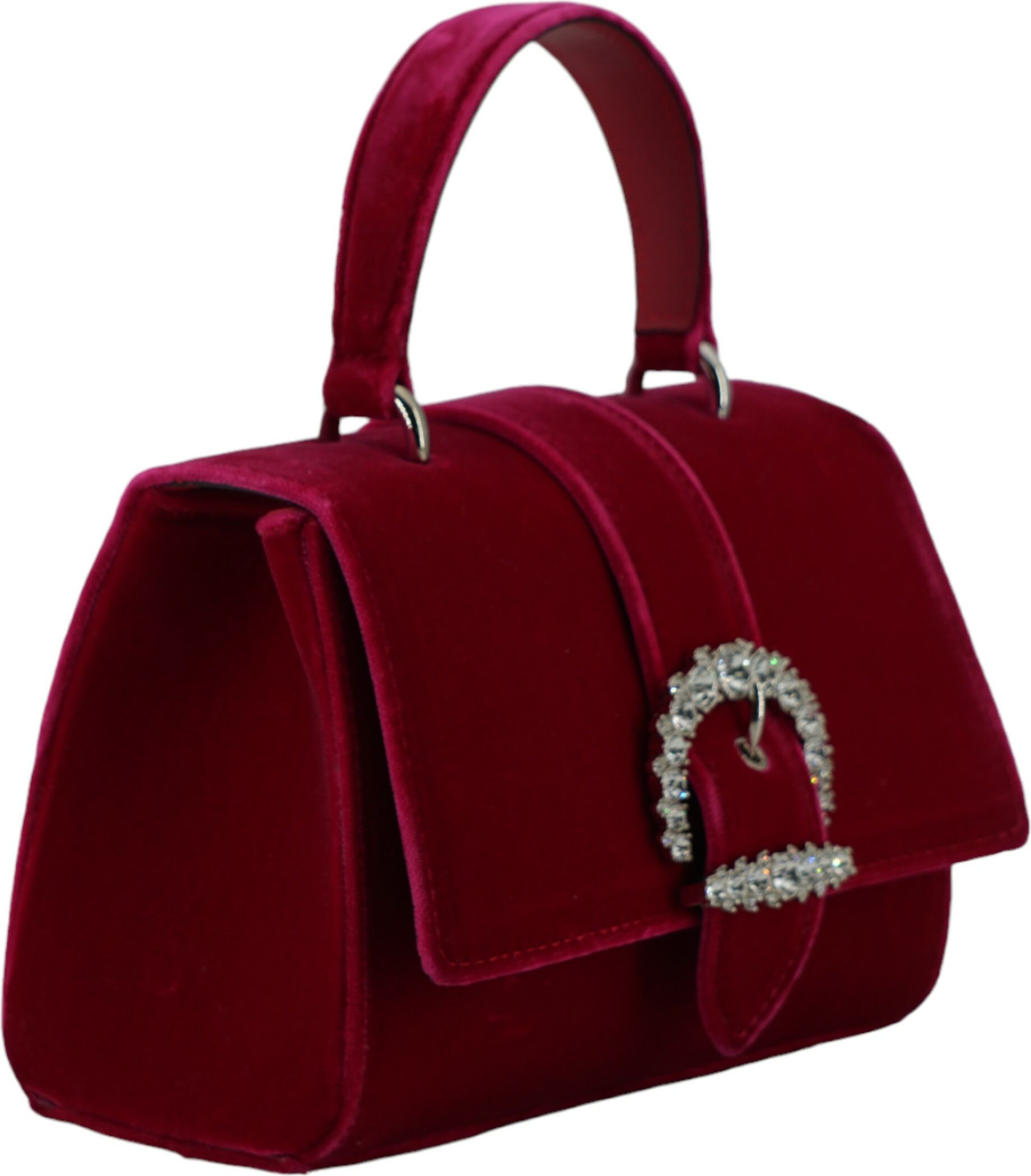 Shoulder Bag Jimmy Choo Eyewear CHERI TOPHANDLE/S OVEL VELVET