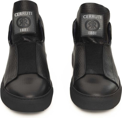 Кроссовки CERRUTI 1881 Черная телячья кожа Мужские кроссовки