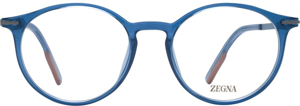Blue Plastic & Titanium Glasses Frames Ermenegildo Zegna