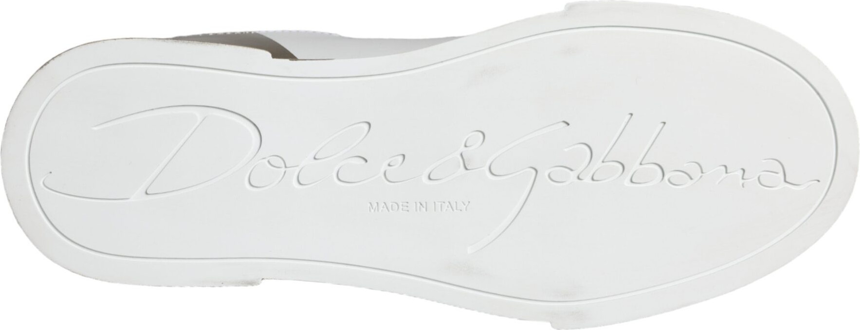 White Gold Portofino Low Top Leather Sneakers Shoes