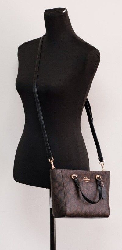 Coach Alice Small Crossgrain Dərili Xaltasi