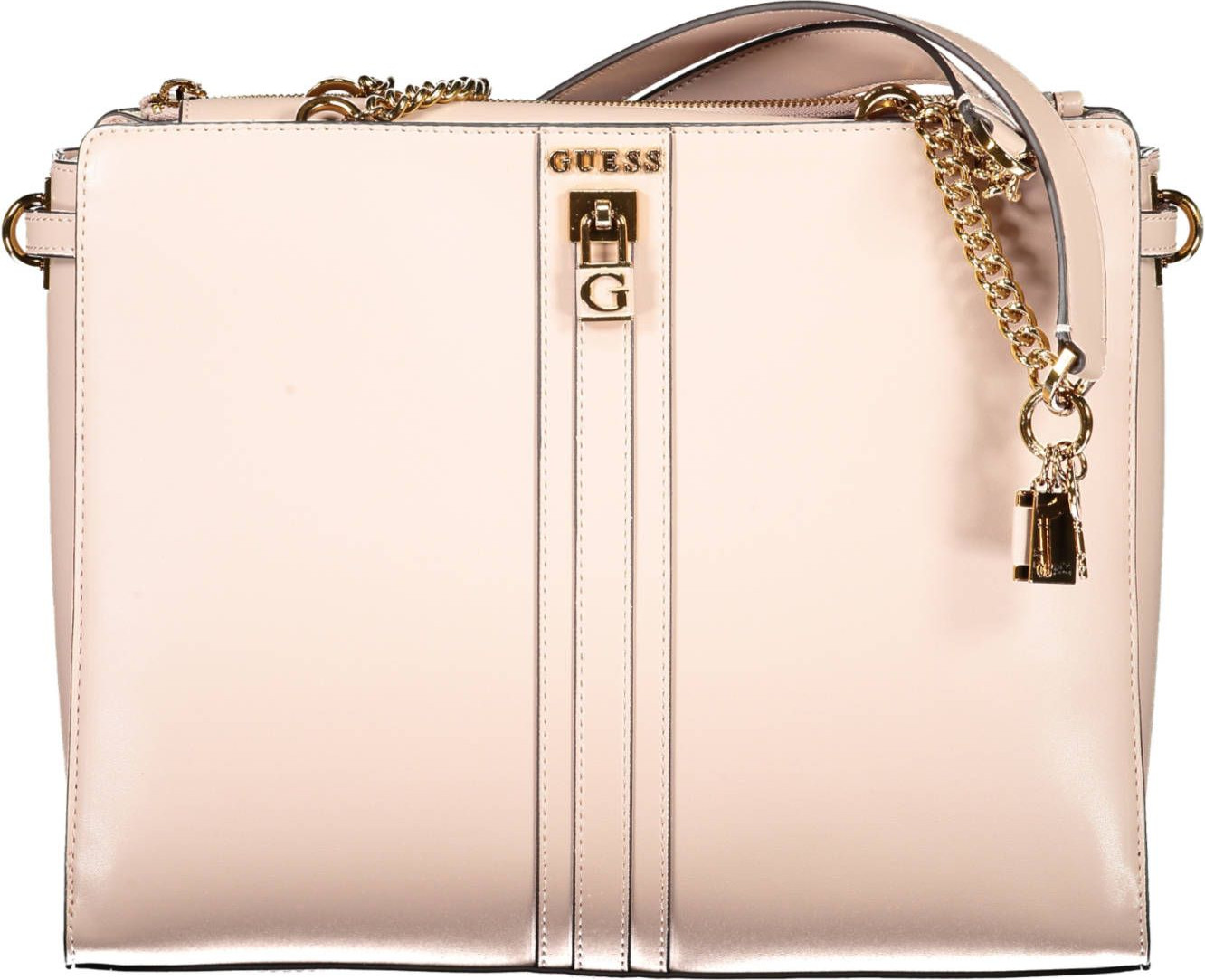 Сумка женская розовая из полиуретана Guess Shoes