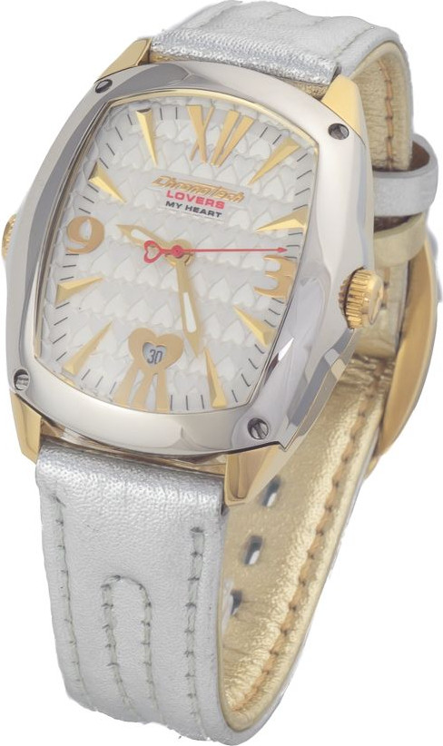 Watch Chronotech Silver Leather Watch
