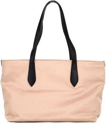 Burberry logotipli kichik tote sumkasi