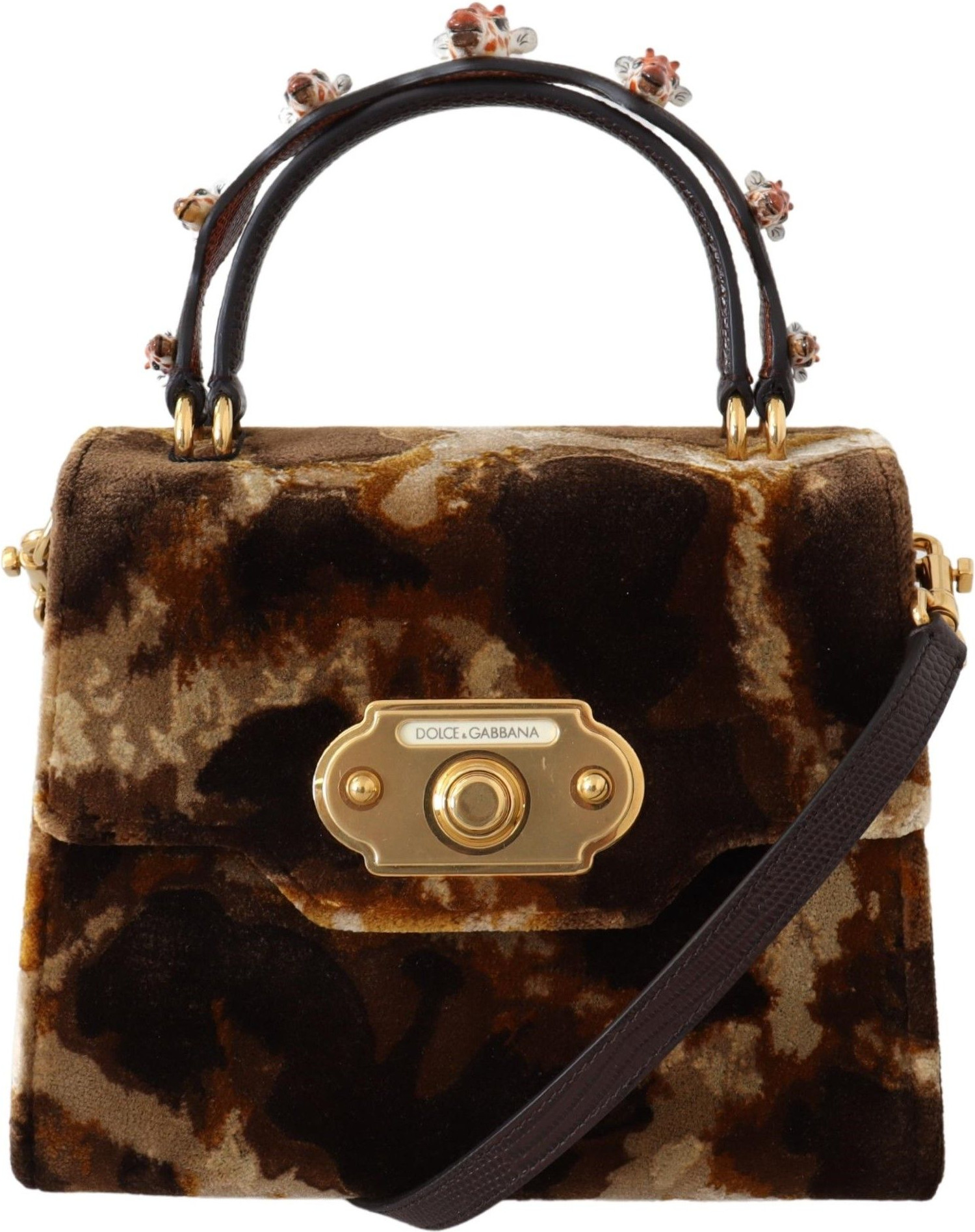 Crossbody Bag Dolce & Gabbana Elegant Giraffe Pattern