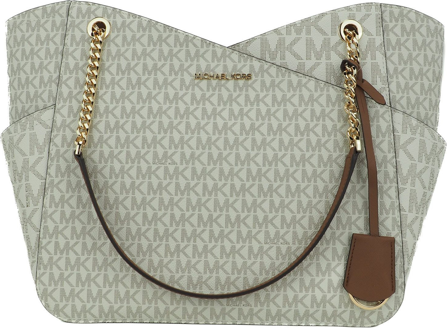 Tote Bag Michael Kors Jet Set Leather Large X Cross Chain Shoulder