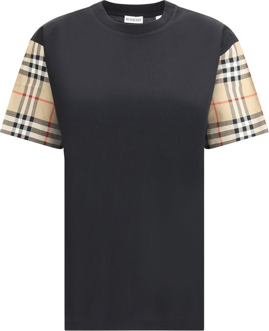 Burberry Black Cotton T-Shirt