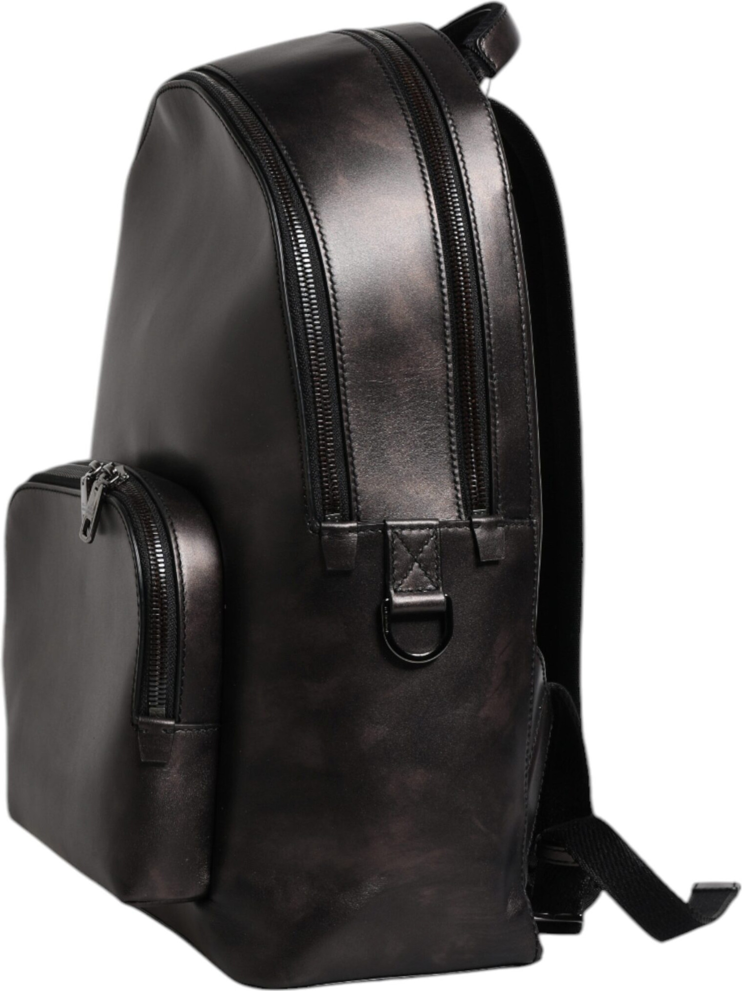 Backpack Bronze Leather School Travel Backpack Bag