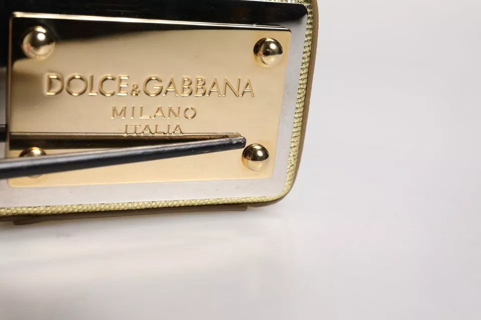 Clutch Bag Dolce & Gabbana Oltin Charm S-Yonaluvchi Sumka