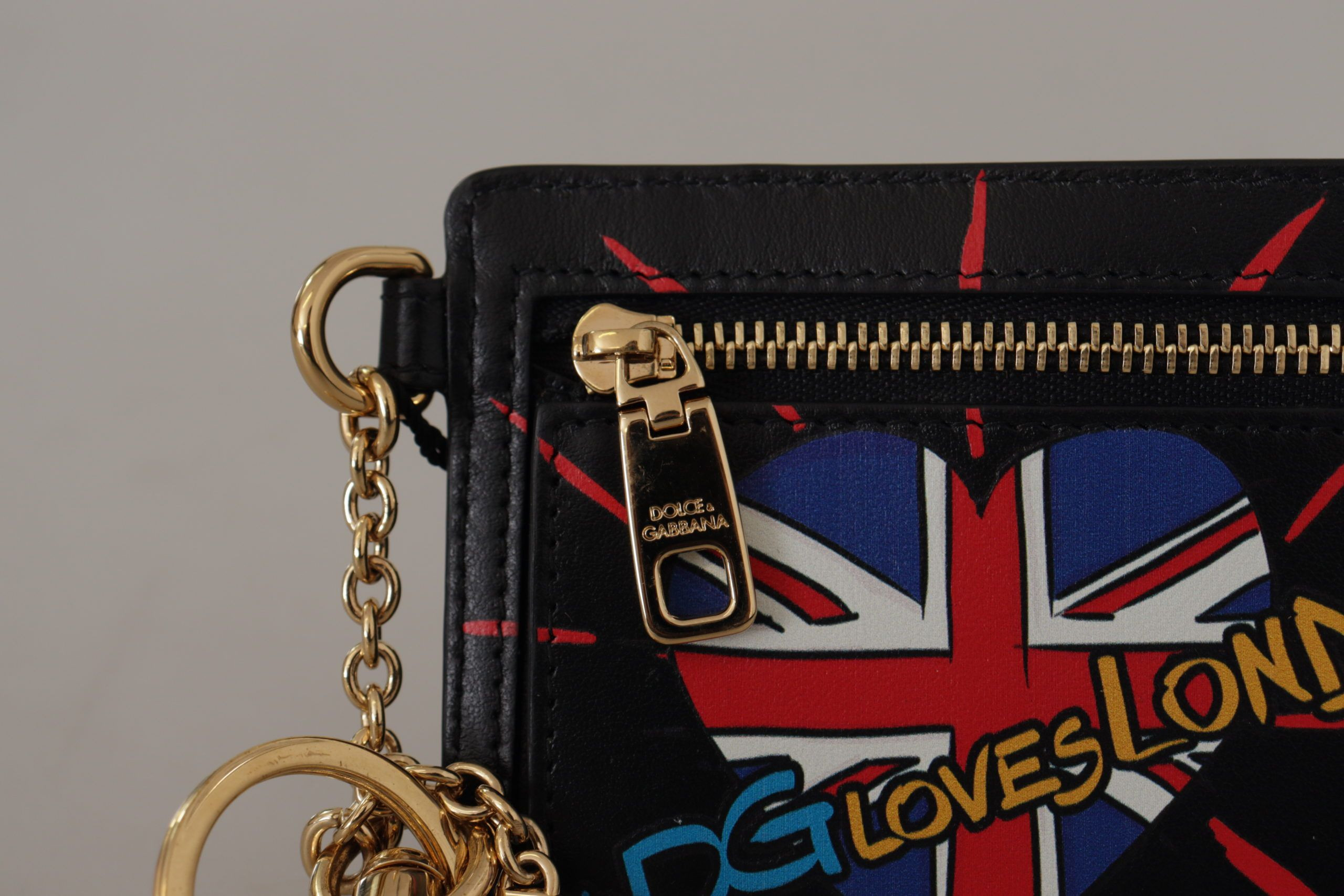Cardholder Coin Case Dolce & Gabbana Black Leather