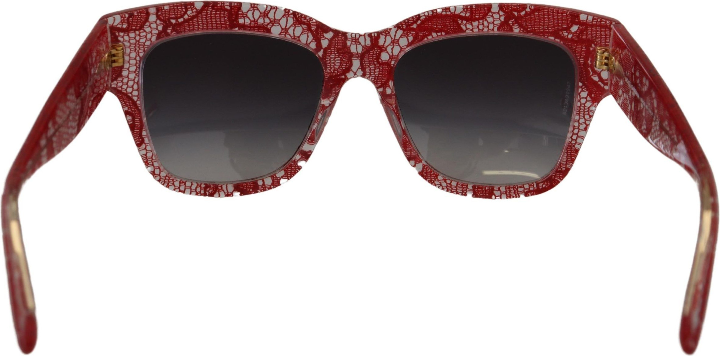 Солнцезащитные очки Dolce & Gabbana Красное кружево Ацетат Прямоугольная форма