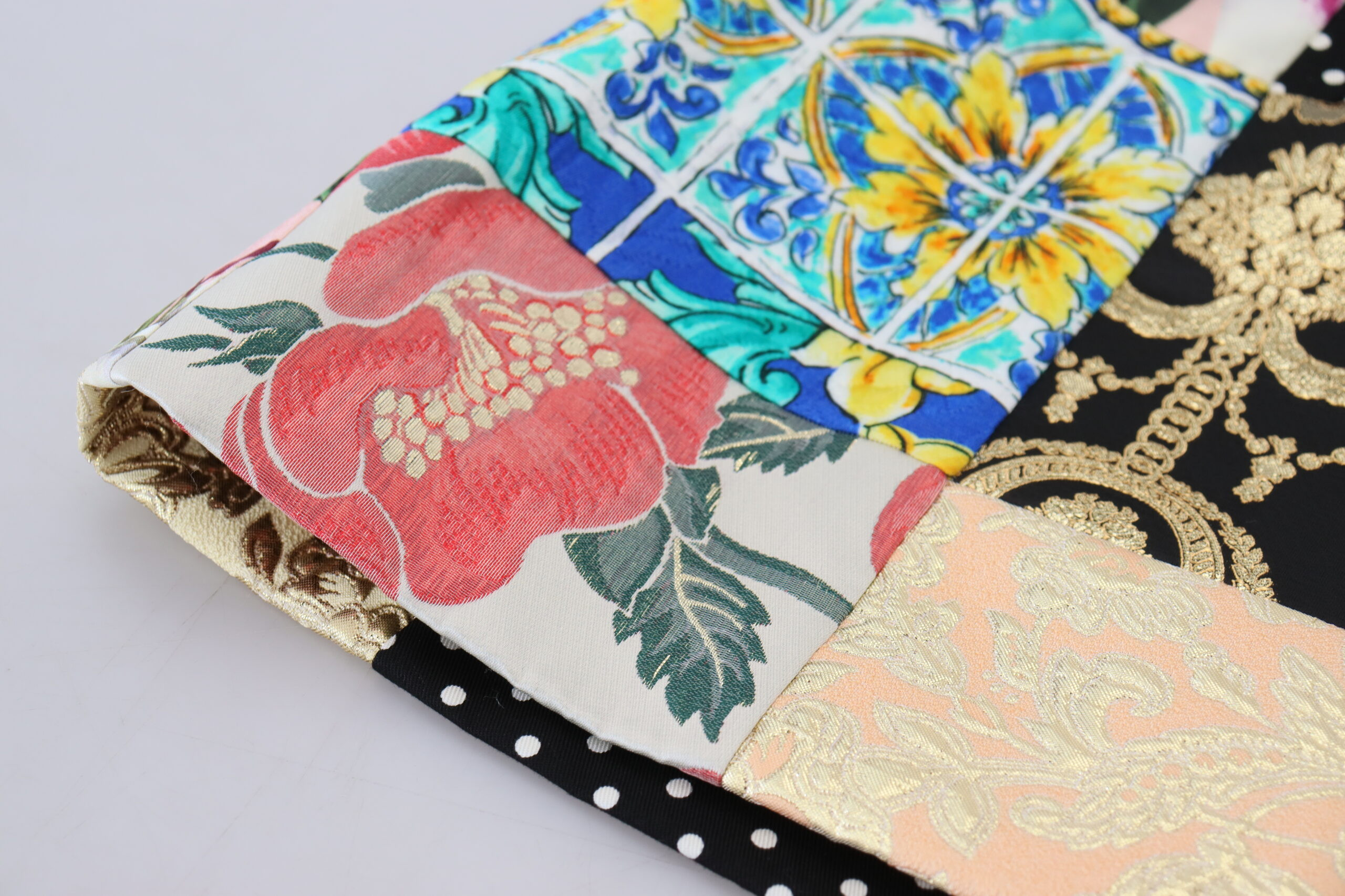 Юбка Dolce & Gabbana Multicolor Majolica Patchwork Mini Skirt