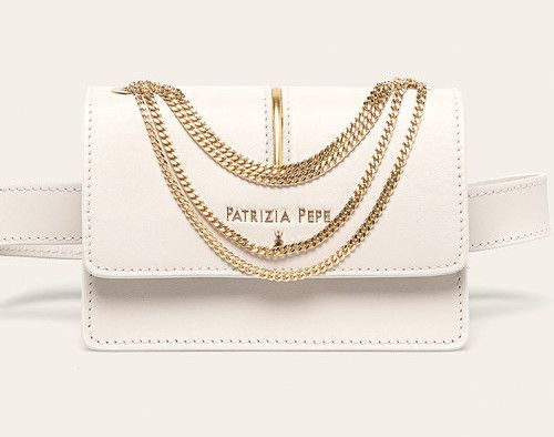 Crossbody Sumkasi Patrizia Pepe Chic Bianco Teri