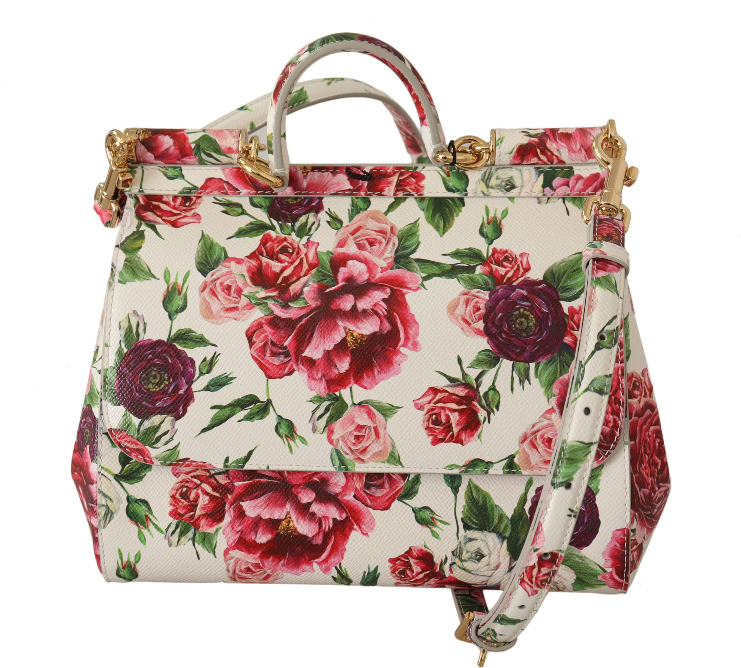 Shoulder Bag Dolce & Gabbana Sicily Floral Elegance