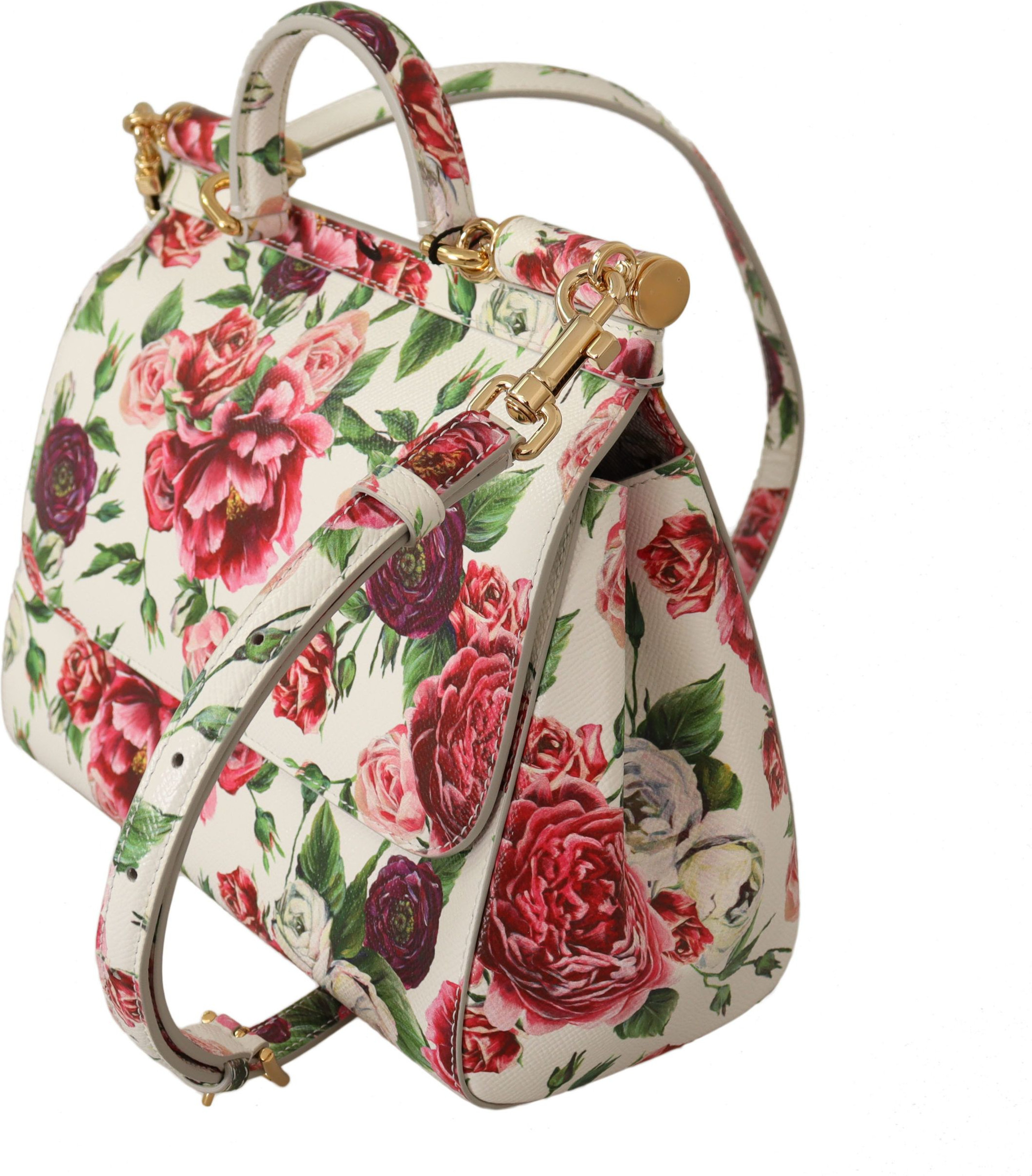 Shoulder Bag Dolce & Gabbana Sicily Floral Elegance