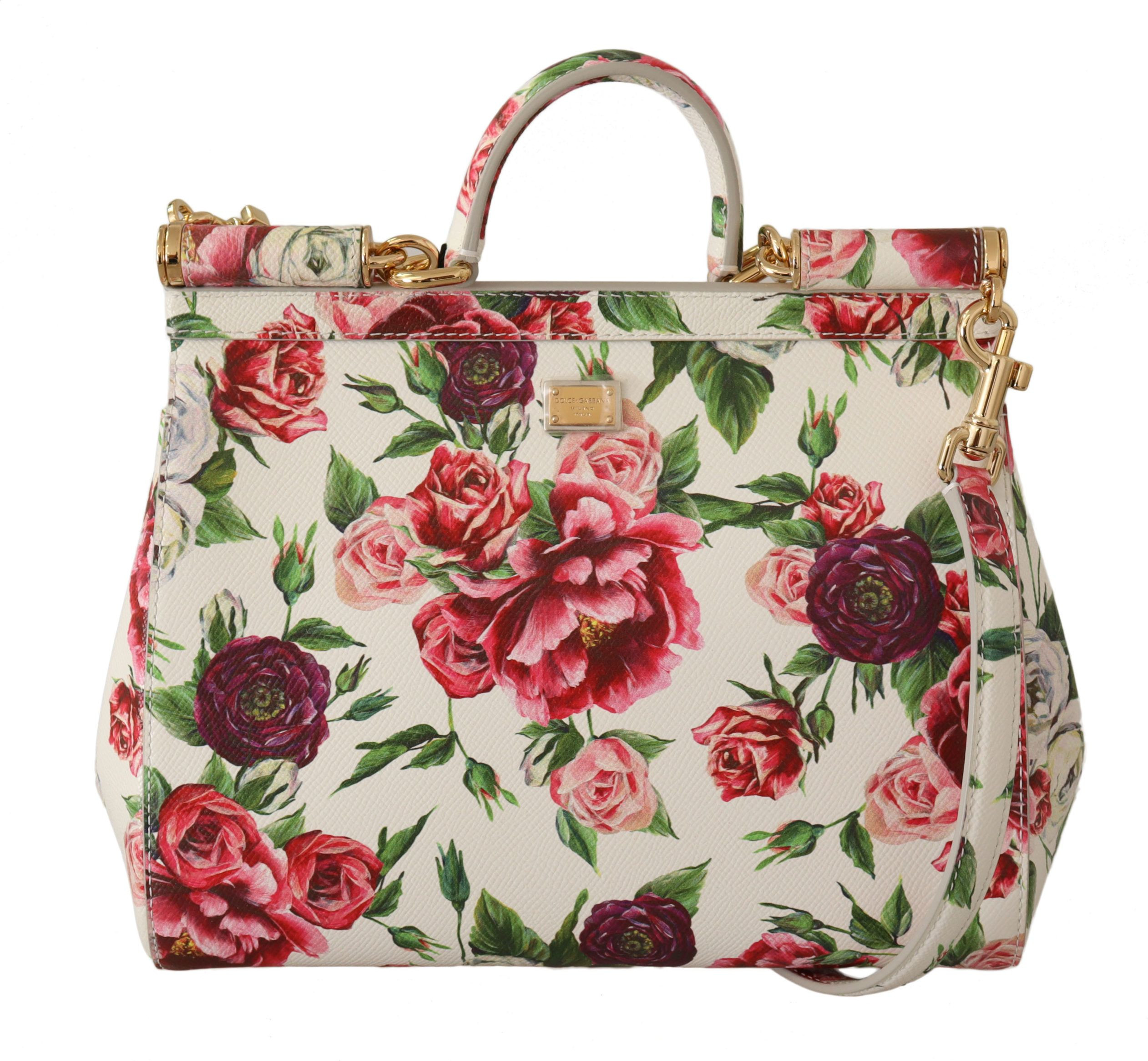 Shoulder Bag Dolce & Gabbana Sicily Floral Elegance