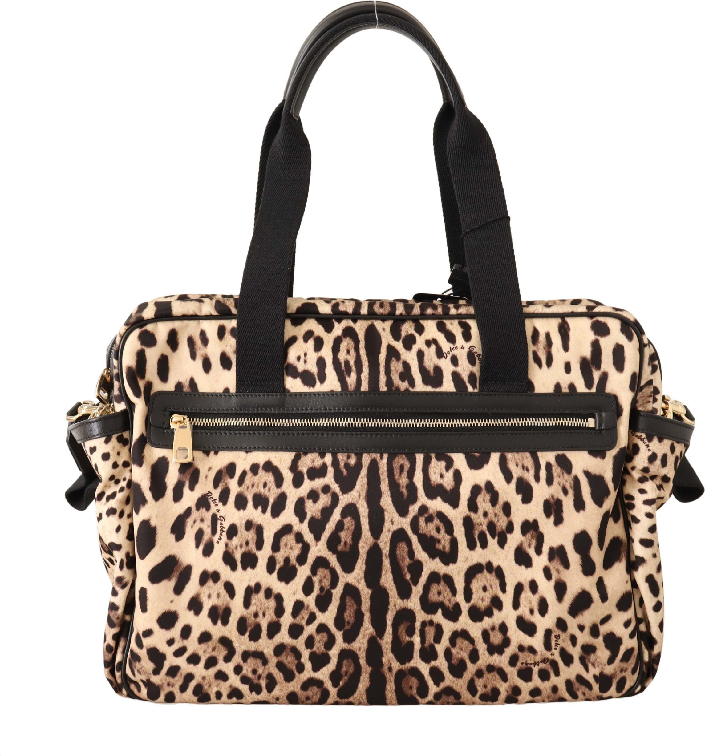 O'zgaruvchan SUMKA Dolce & Gabbana Nafis Leopard Dizayni