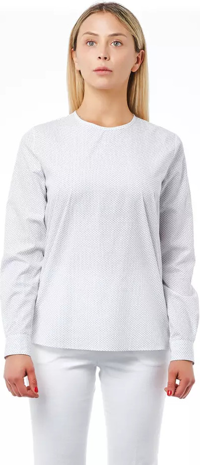 White Cotton Women's Shirt
