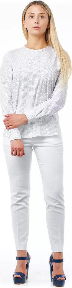 White Cotton Women's Shirt