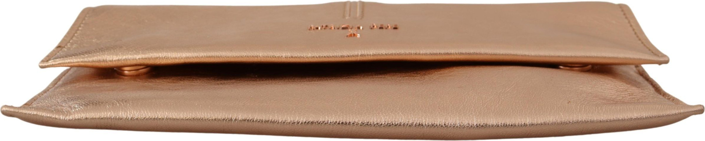 Shoulder Bag Patrizia Pepe Elegant Rose Gold Leather