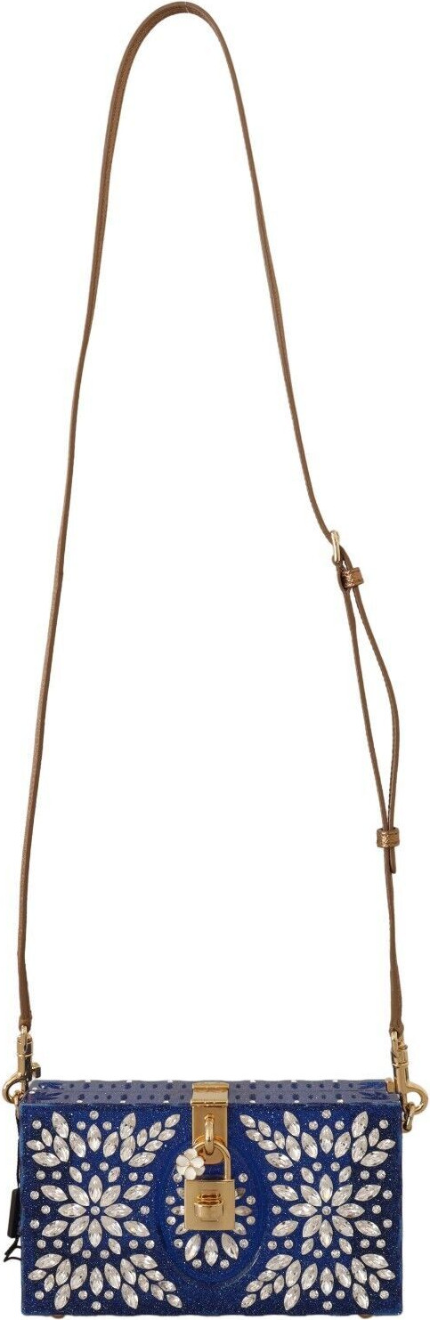 Crossbody bag Dolce & Gabbana Crystal Embellished Box Bag