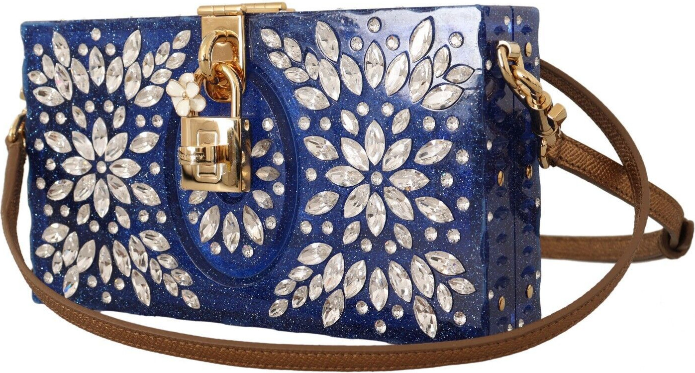Crossbody bag Dolce & Gabbana Crystal Embellished Box Bag