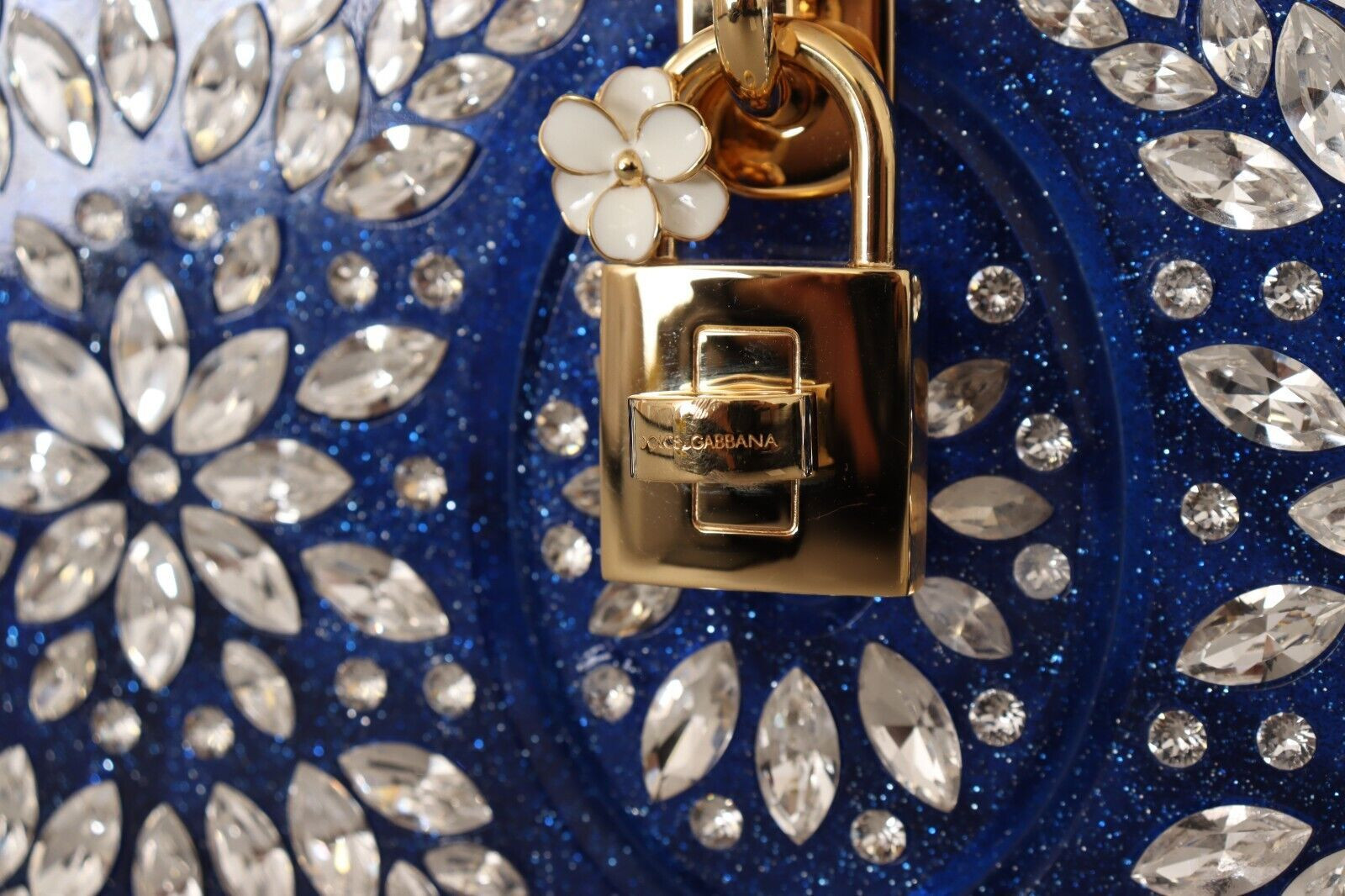 Crossbody bag Dolce & Gabbana Crystal Embellished Box Bag