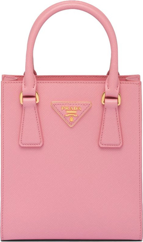 Handbag Prada Chic Saffiano Leather Dual Wear