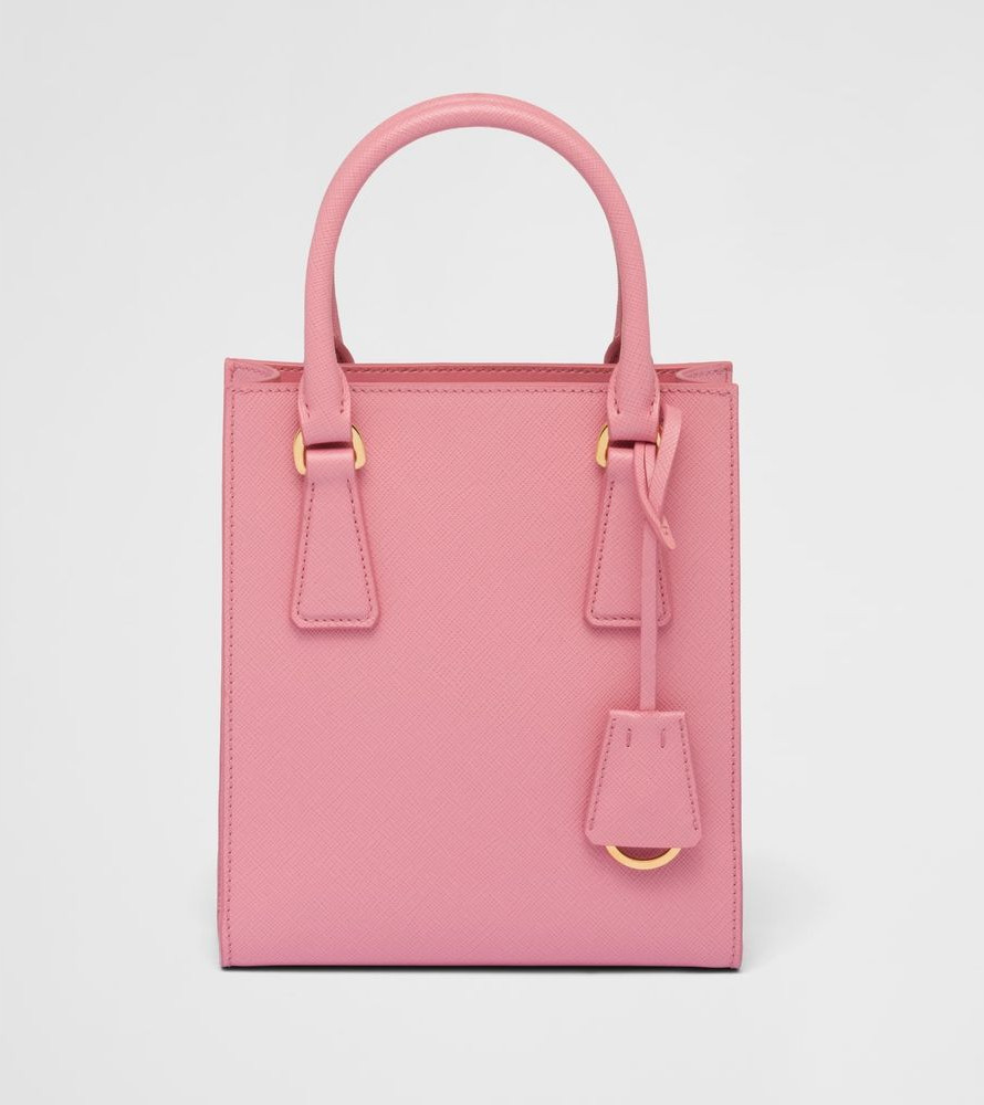 Handbag Prada Chic Saffiano Leather Dual Wear