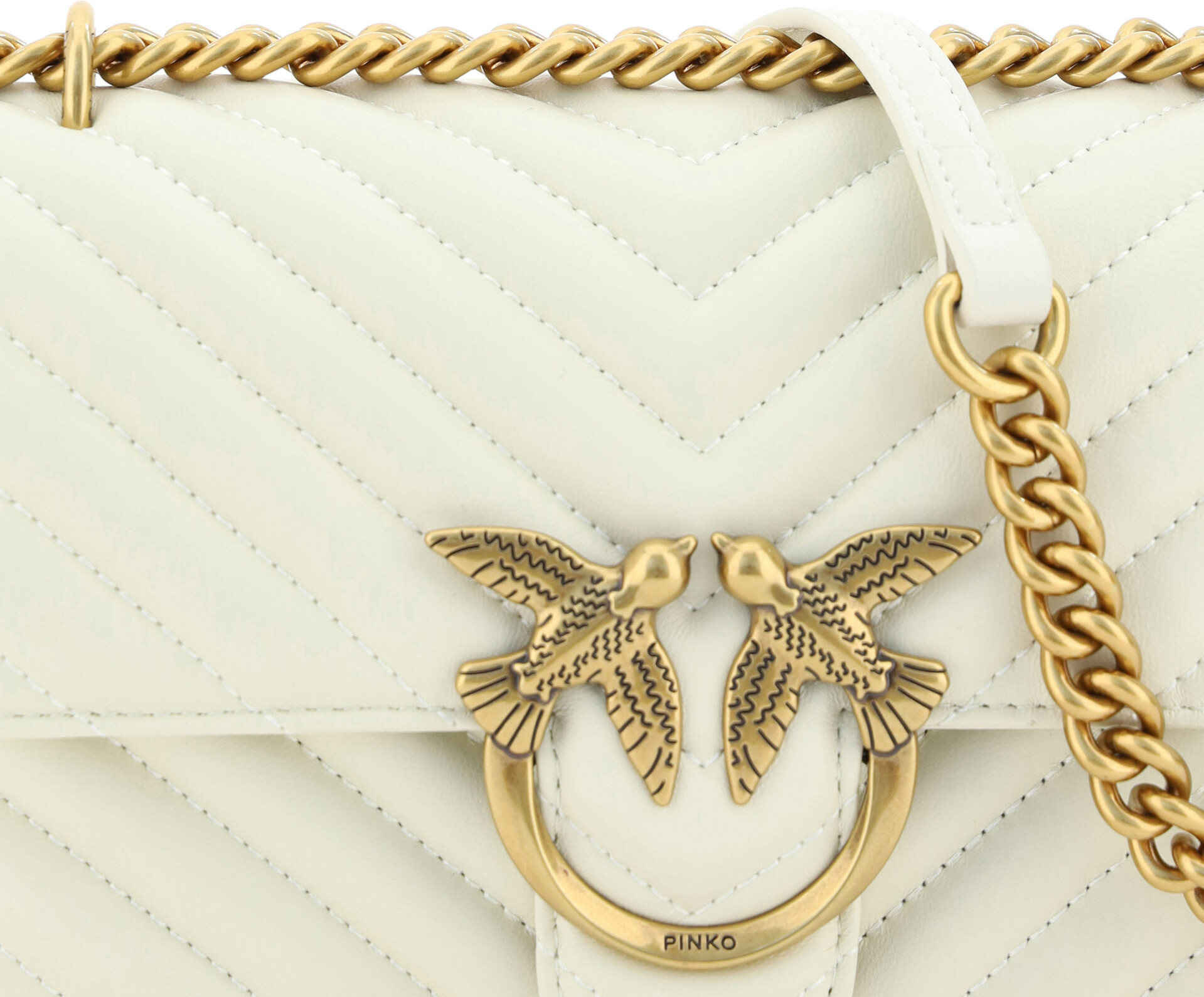 Сумка через плечо Pinko Elegant White Mini Love