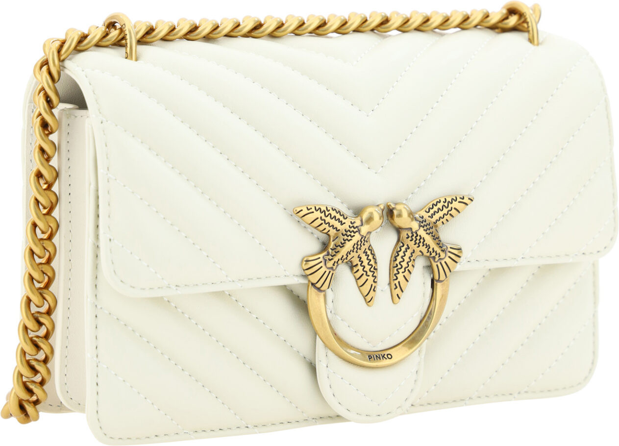 Сумка через плечо Pinko Elegant White Mini Love